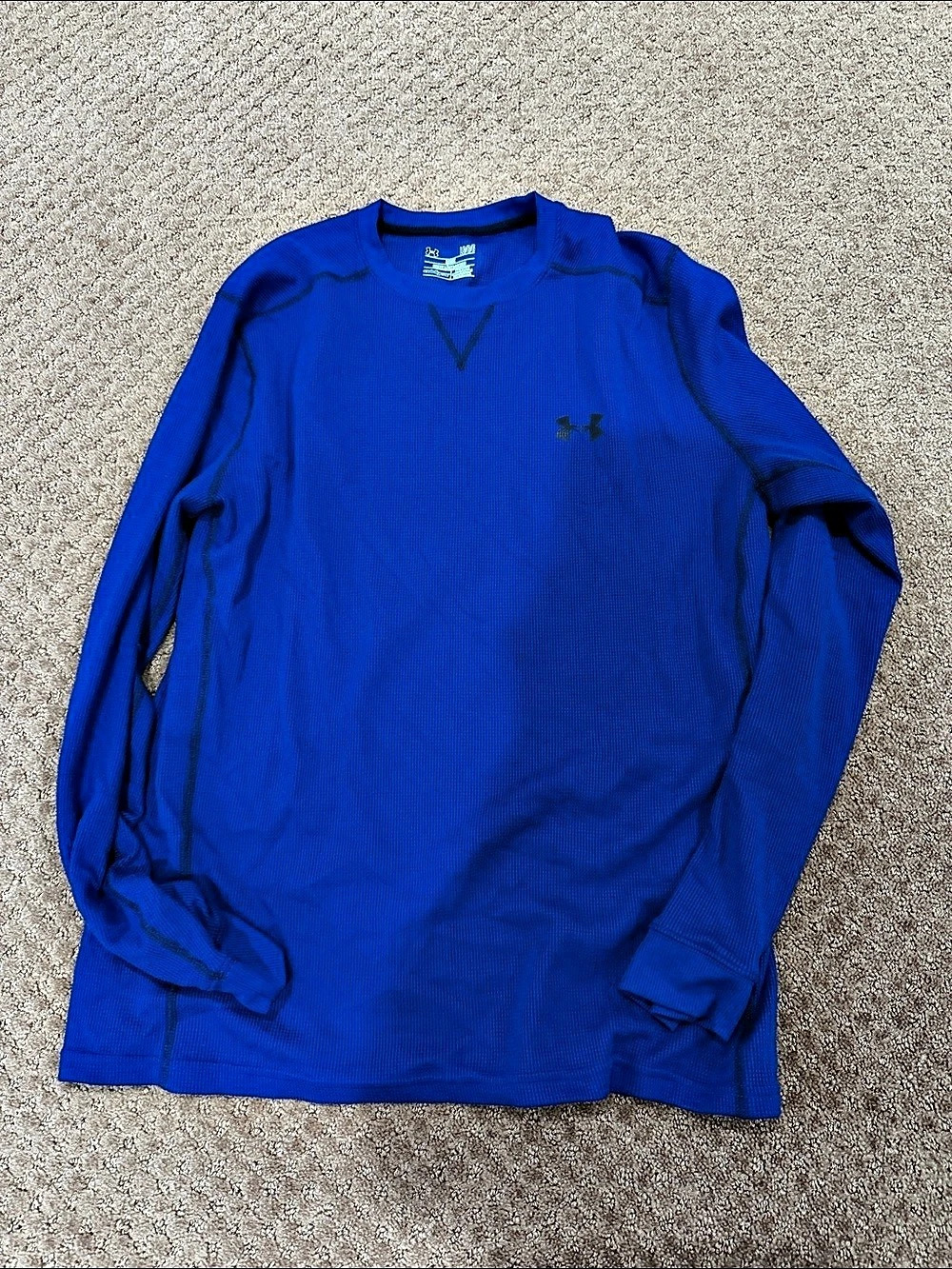 Under Armour ColdGear Thermal Waffle Crew Long Sleeve Shirt Men's Medium